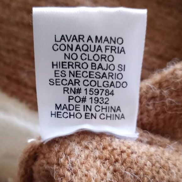 RED DRESS BOUTIQUE COZY COFFEE SHOP CARDIGAN GRAY, TAN, & CREAM SZ.M EUC.  WORN - Picture 8 of 8